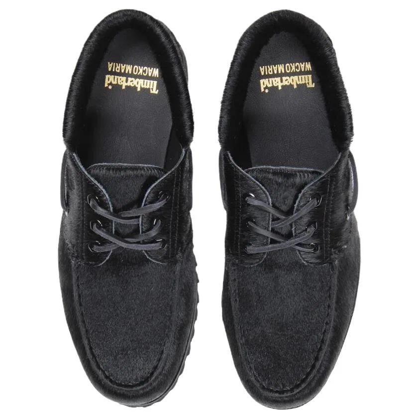Туфли лоферы из кожи Timberland WACKO MARIA черные — фото 4