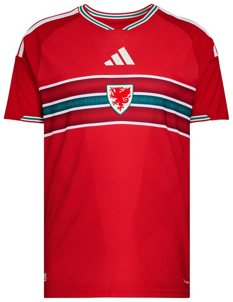 

Домашняя футболка Adidas Wales 26, аутентичная, красный
