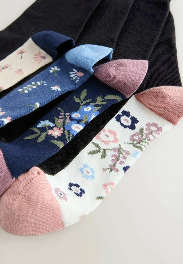 Комплект из 4 носков до щиколотки с анатомической стелькой. Next, Floral Print — фото 2