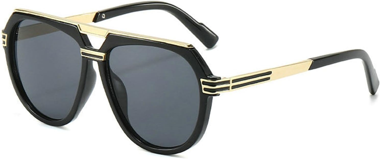 

Солнцезащитные очки Willochra Retro Double Bridges Pilot для женщин, увеличенного размера, в стиле ретро-панк для мужчин, градиентные солнцезащитные очки для активного отдыха, C1