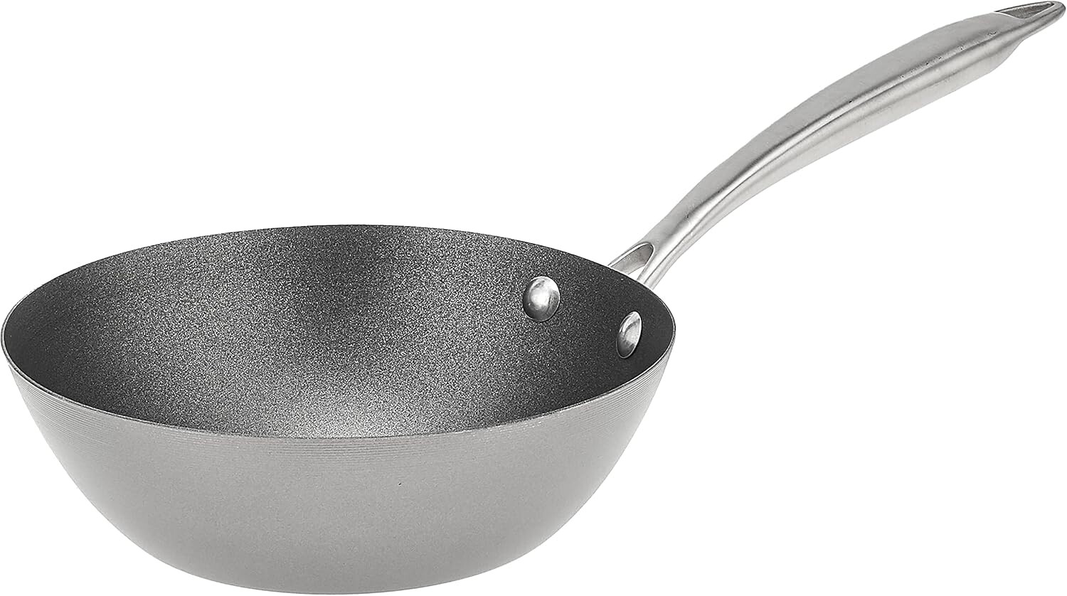

Nordic Ware Superior Steel Spun Wok, 8,5 дюймов, 16400, черный, Black