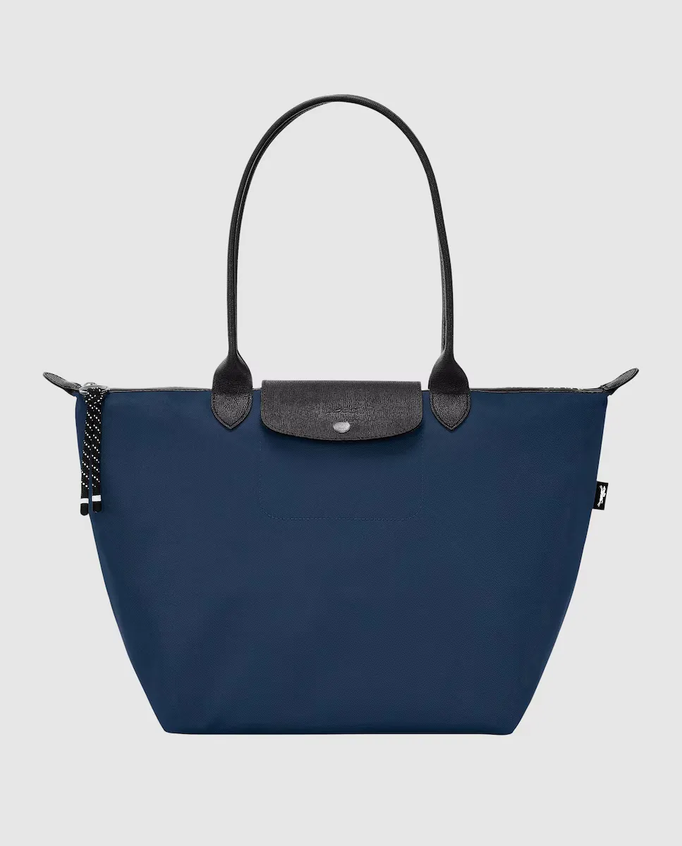 

Большая сумка через плечо Le Pliage Energy на молнии Longchamp, синий