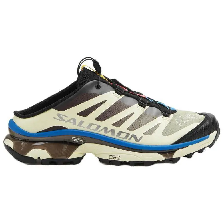 SALOMON x XT 4 Резиновая подошва Закрытые тапочки Унисекс Бежевый Черный MM6 Maison Margiela — фото 2
