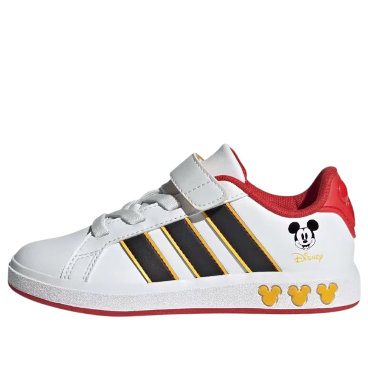 

(GS) Adidas x Disney Mickey Mouse Grand Court 'Cloud White Black'