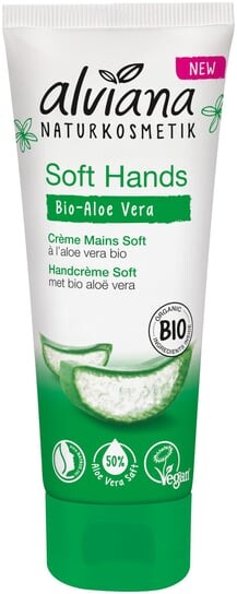 

Разглаживающий крем для рук с органическим алоэ, 75 мл Alviana, Soft Hands
