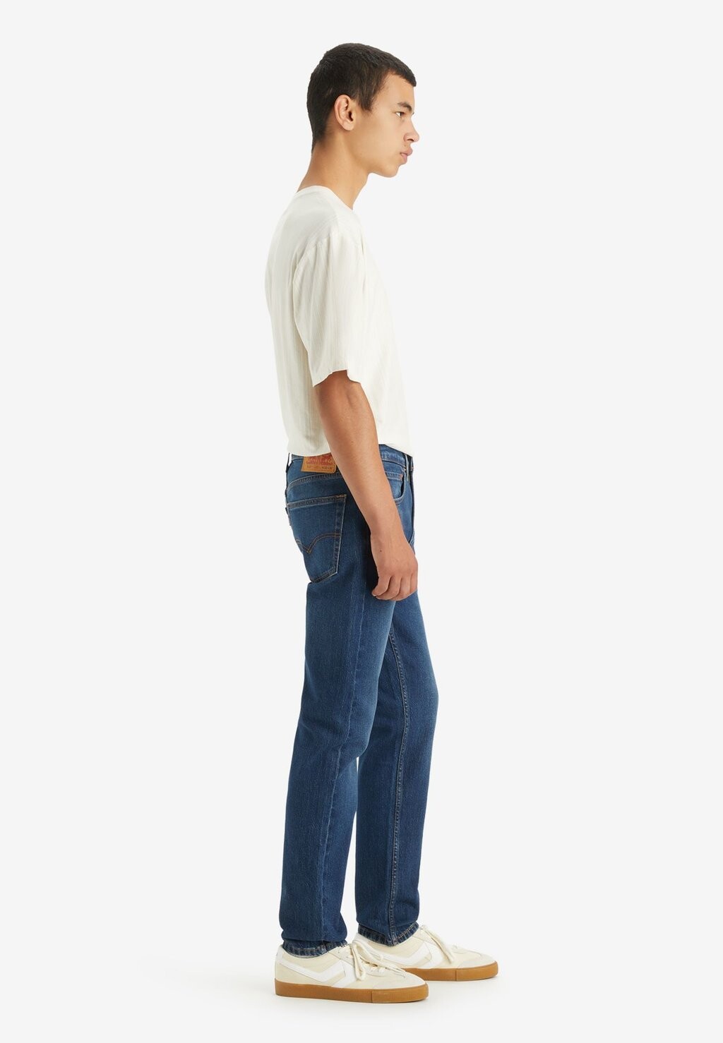 Джинсы приталенного кроя 515 Slim Taper Levi's, цвет dark-blue denim — фото 3