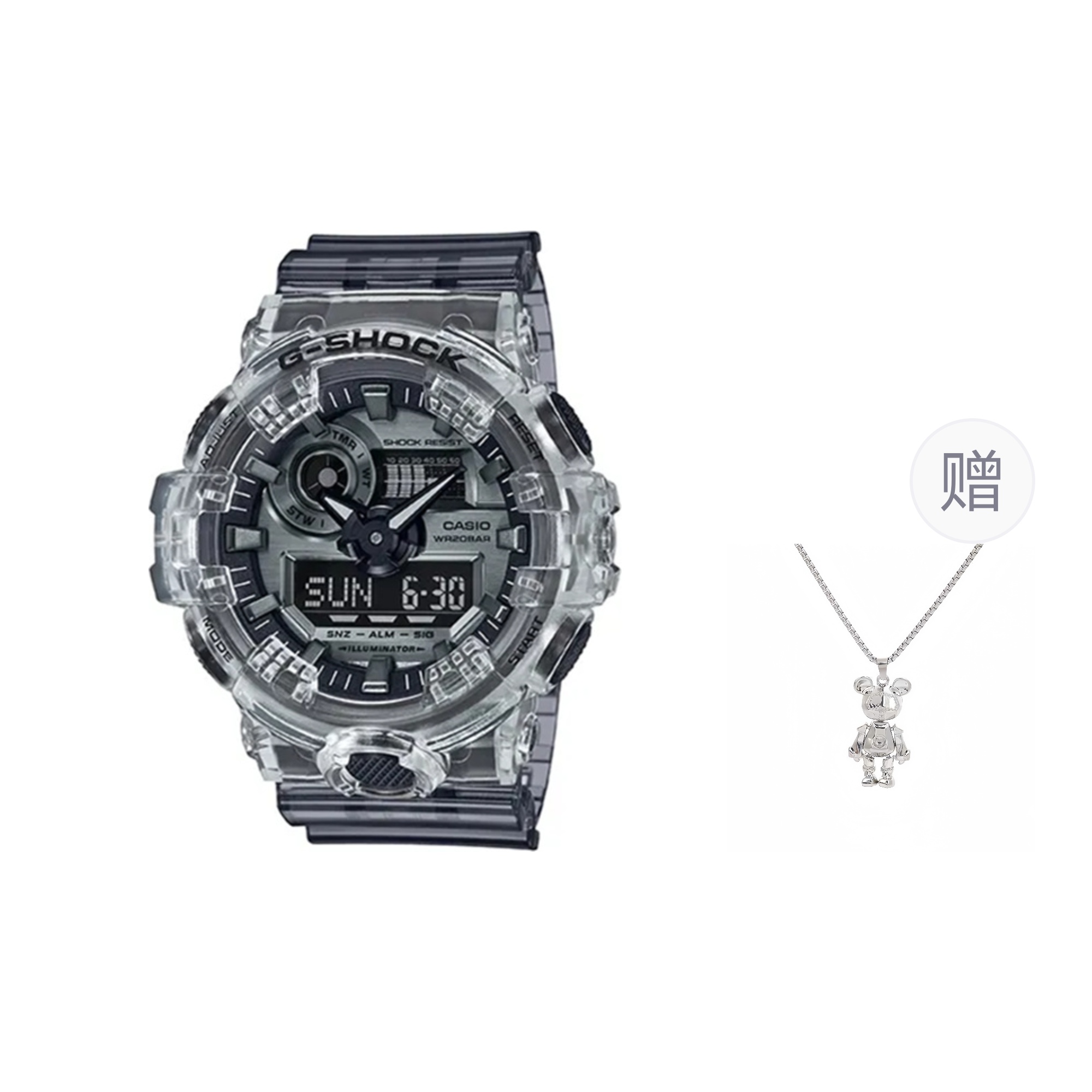 

G-SHOCK Часы G SHOCK Quartz Movement Watch Unisex Black Dial, Gray