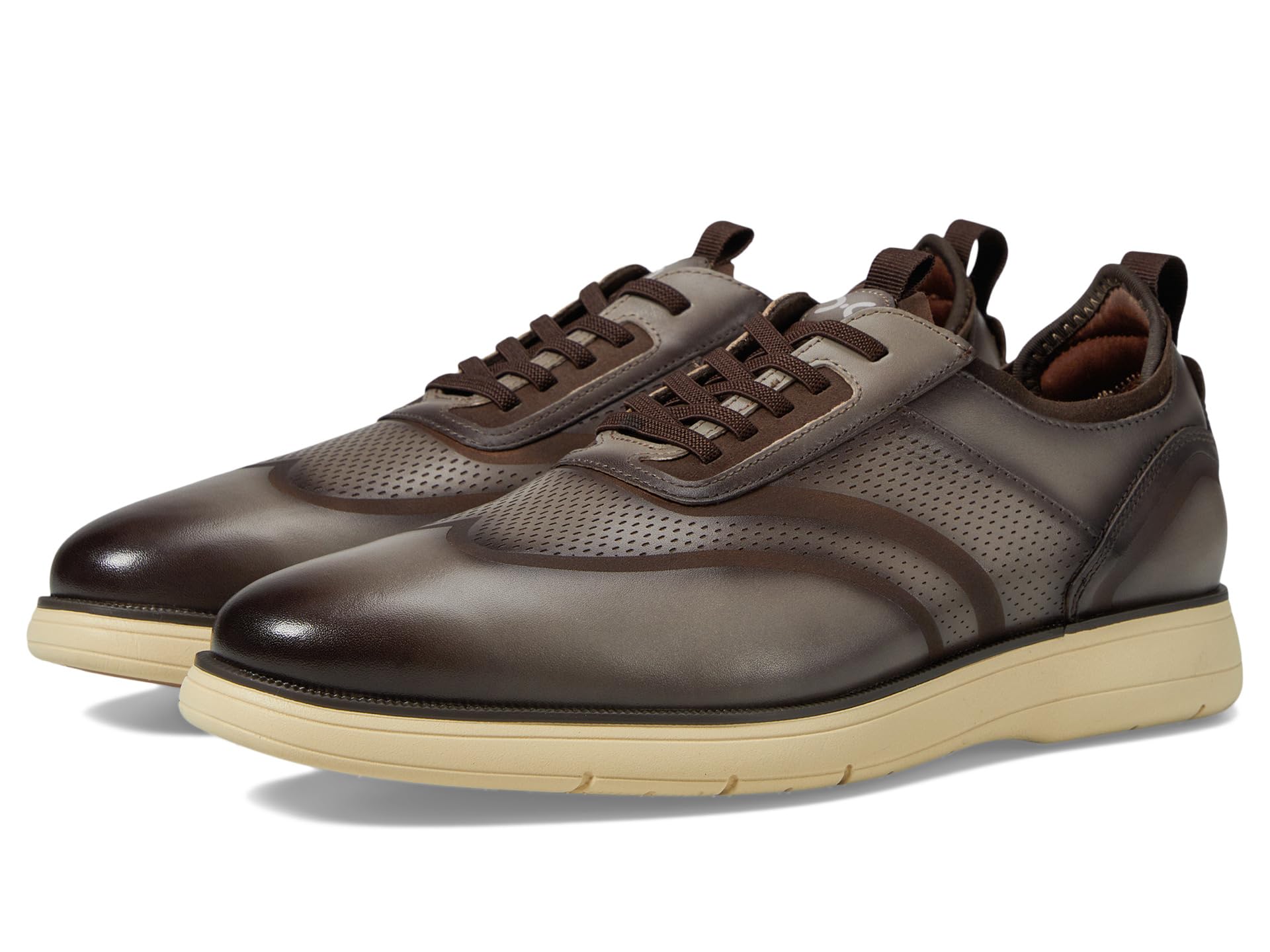 

Кроссовки Stacy Adams Edgewood Wing Tip Elastic Lace, серо-коричневый