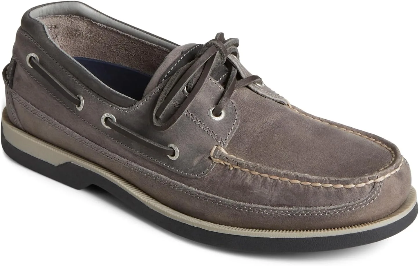 Мужские мокасины Sperry Mako с двумя туфлями класса люкс, серый