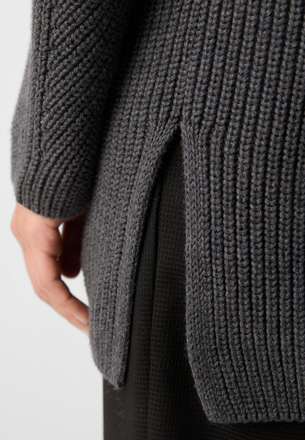 

Джемпер LONGSLEEVE STAND UP COLLAR Marc O'Polo, темно-серый