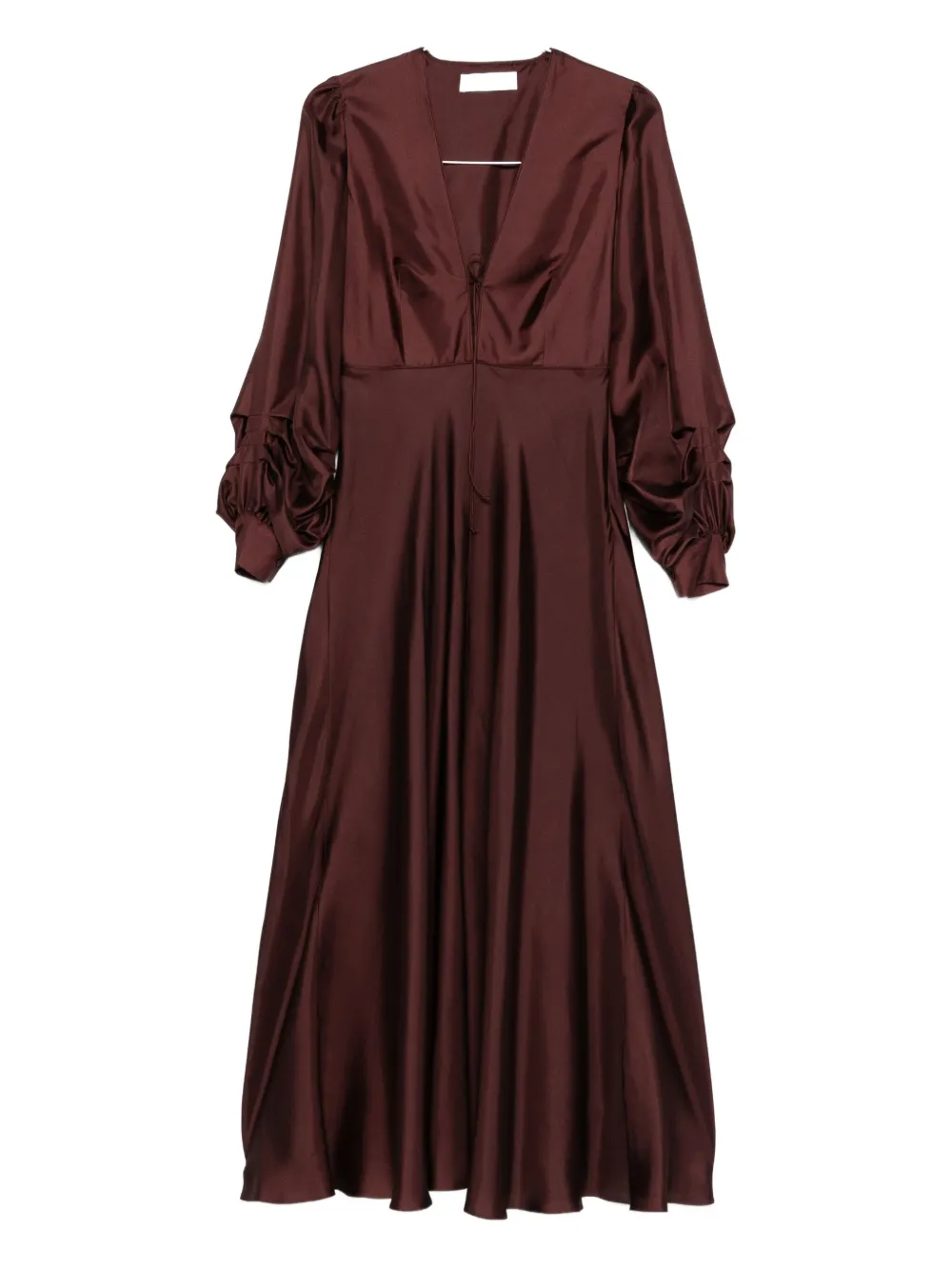 

Платье макси с V-образным вырезом Raquel Diniz, красный