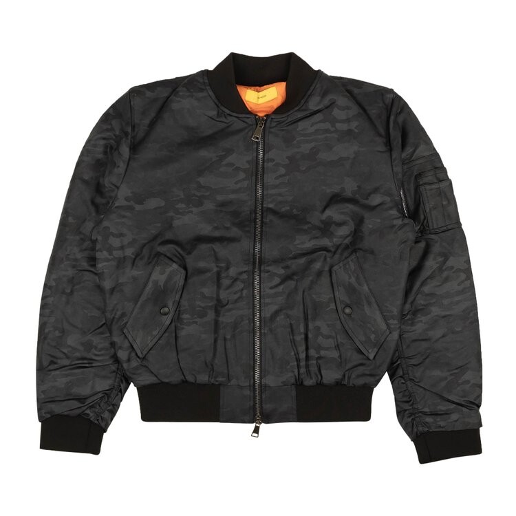 

Куртка Pyer Moss Zip Up Bomber 'Black', черный