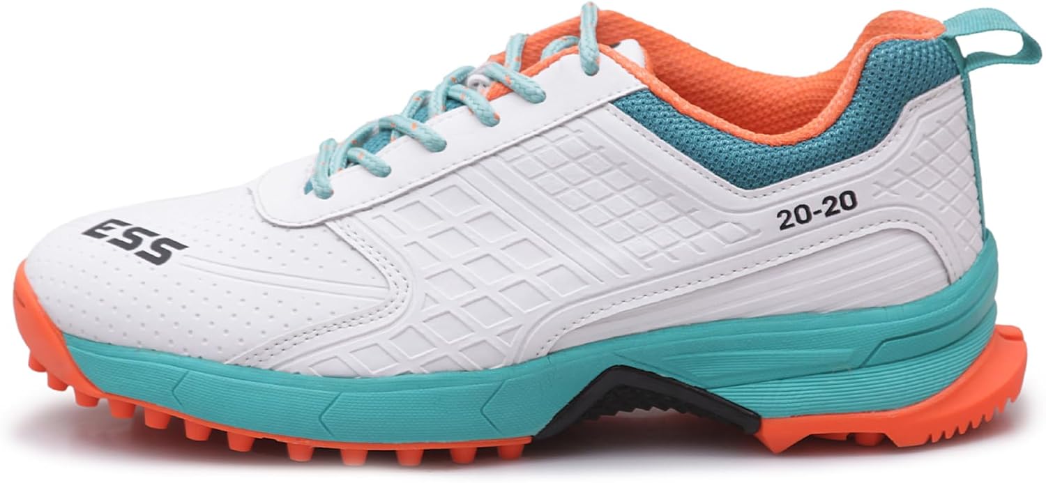 

Мужские крикетные кроссовки YOOGI ESS Star с резиновыми шипами, легкие, универсальные, профессиональные, белый/зеленый