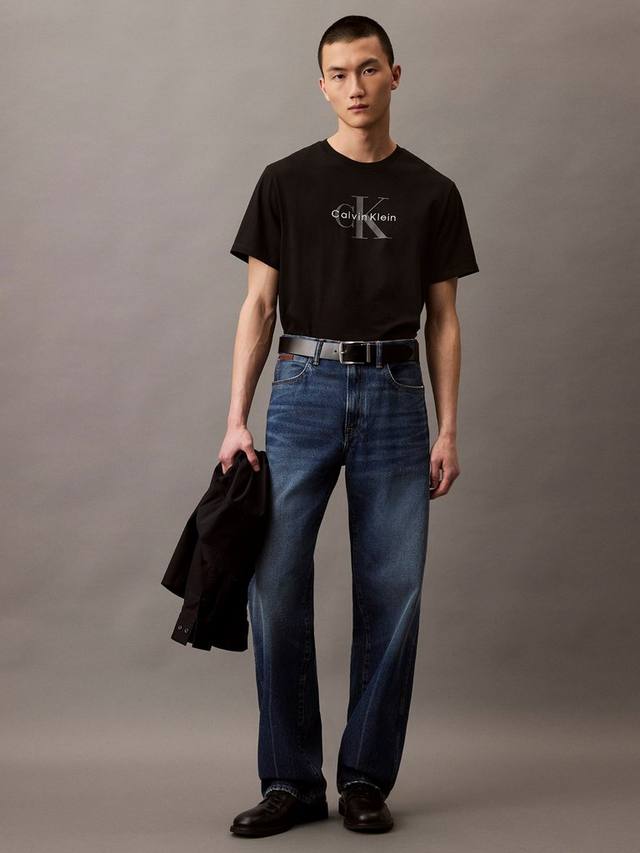 

Футболка Monogram из хлопка Calvin Klein, Black