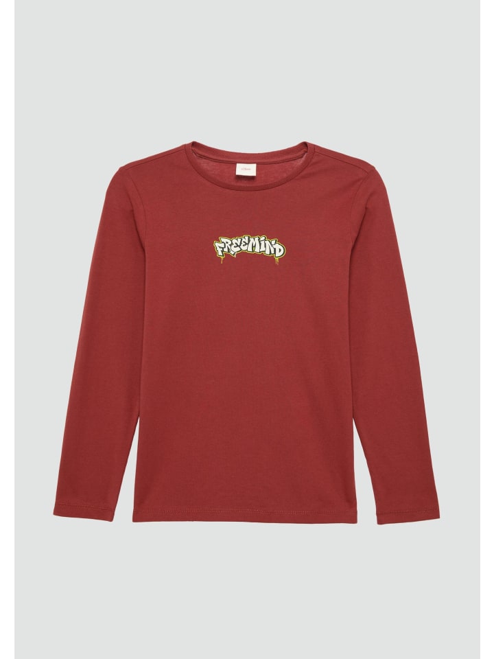 

Футболка цвета 3840_рубиново-красный s.Oliver