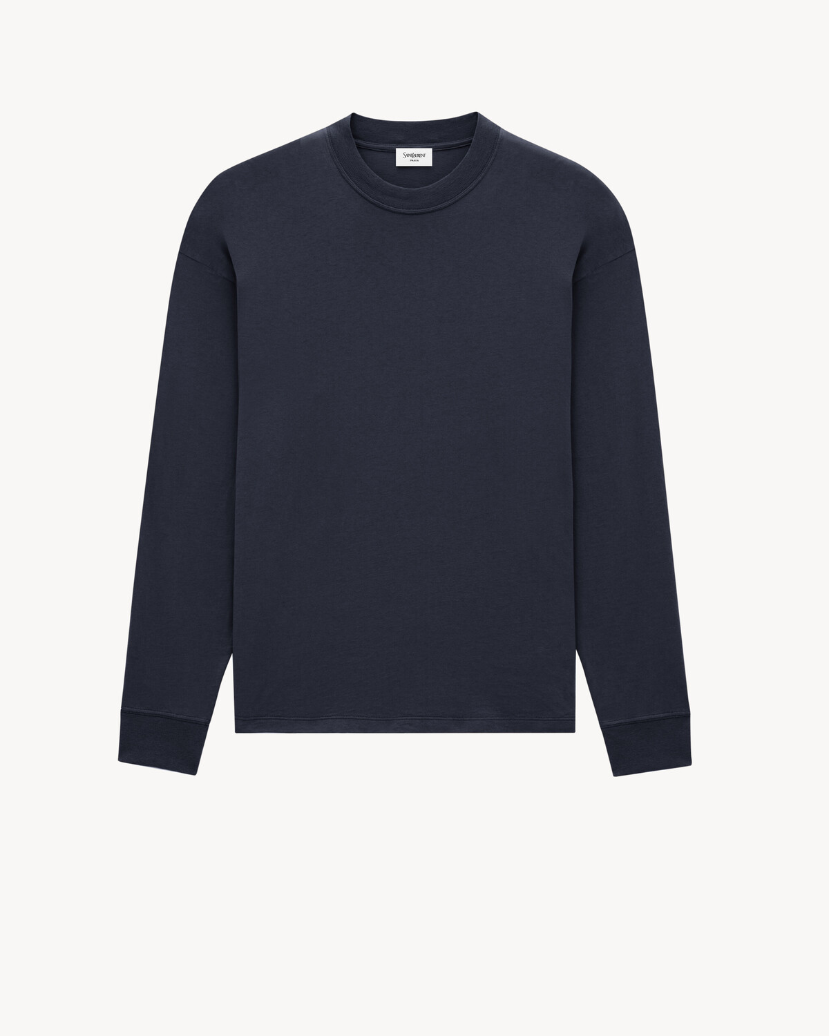 

Футболка с длинными рукавами Saint Laurent, синий