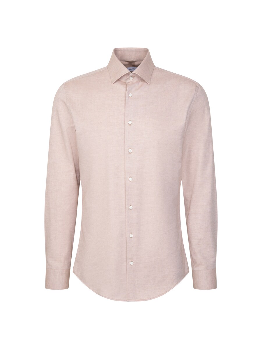 

Рубашка делового кроя Slim Fit SEIDENSTICKER SMART FLANNELS, бежевый