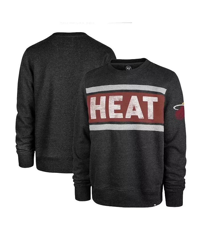

Мужская толстовка с капюшоном Heather Black Miami Heat Tribeca Emerson '47 Brand