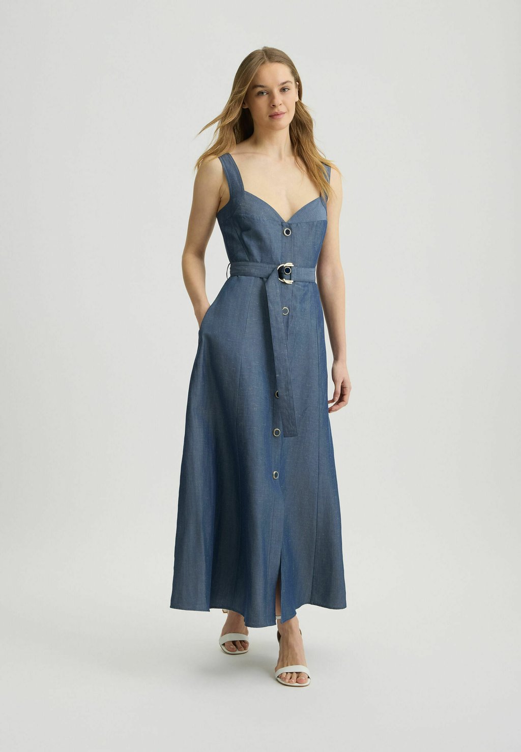 

Джинсовое платье Maxi dress LIU JO, темно-синий
