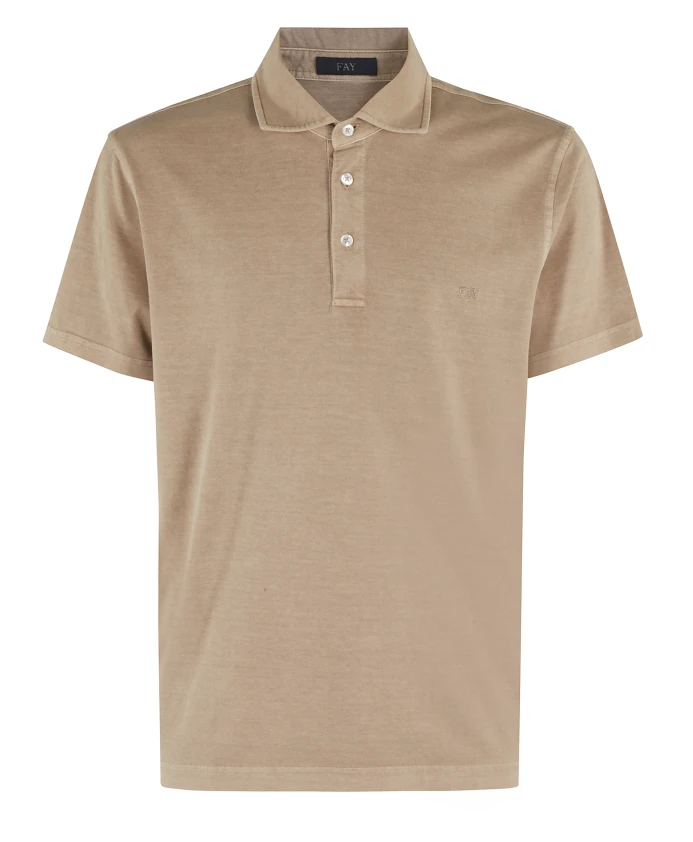 

Поло-Рубашка в стиле пустыни Fay, бежевый