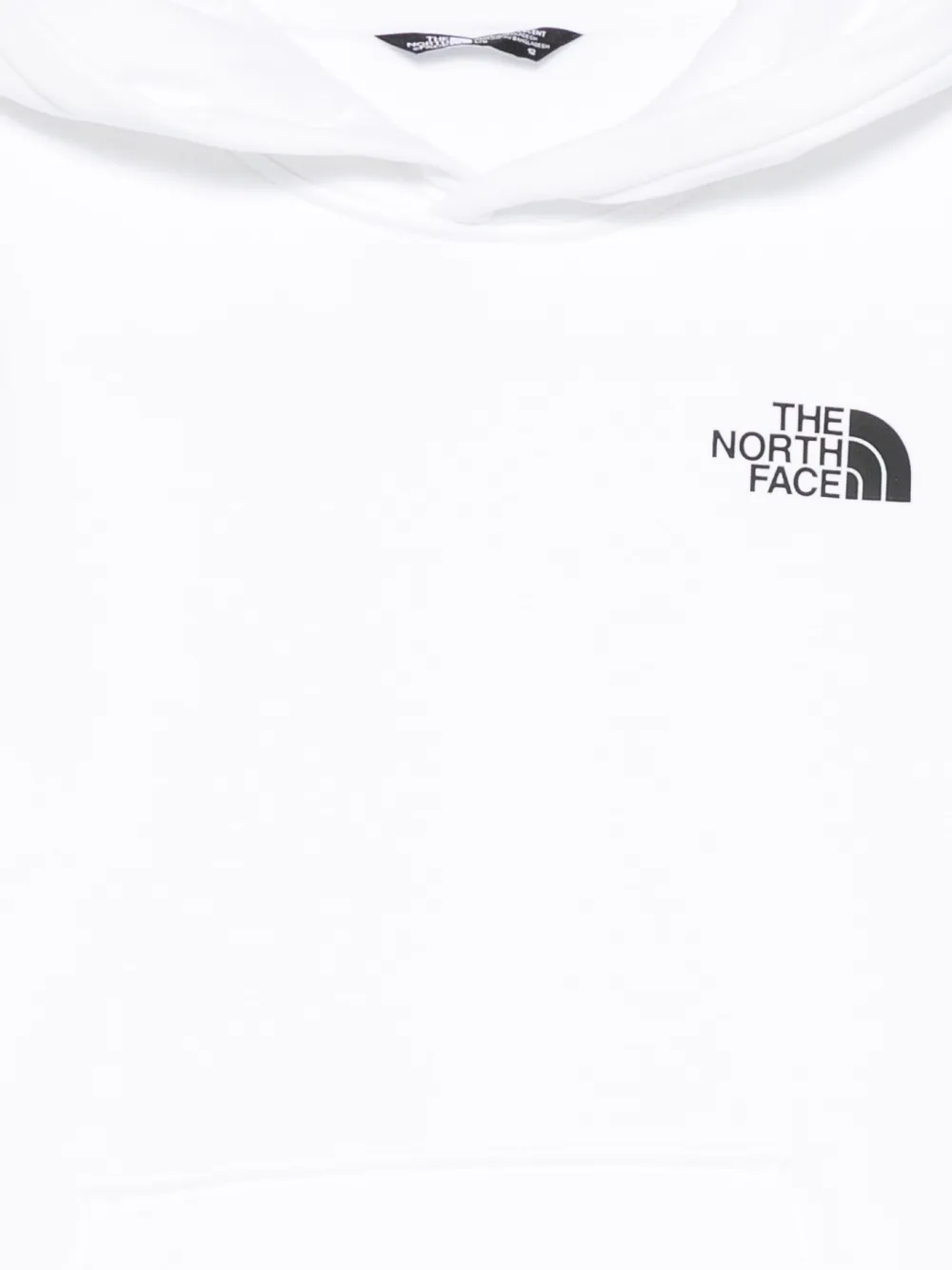 Толстовка с вышитым логотипом The North Face Kids, белый — фото 3