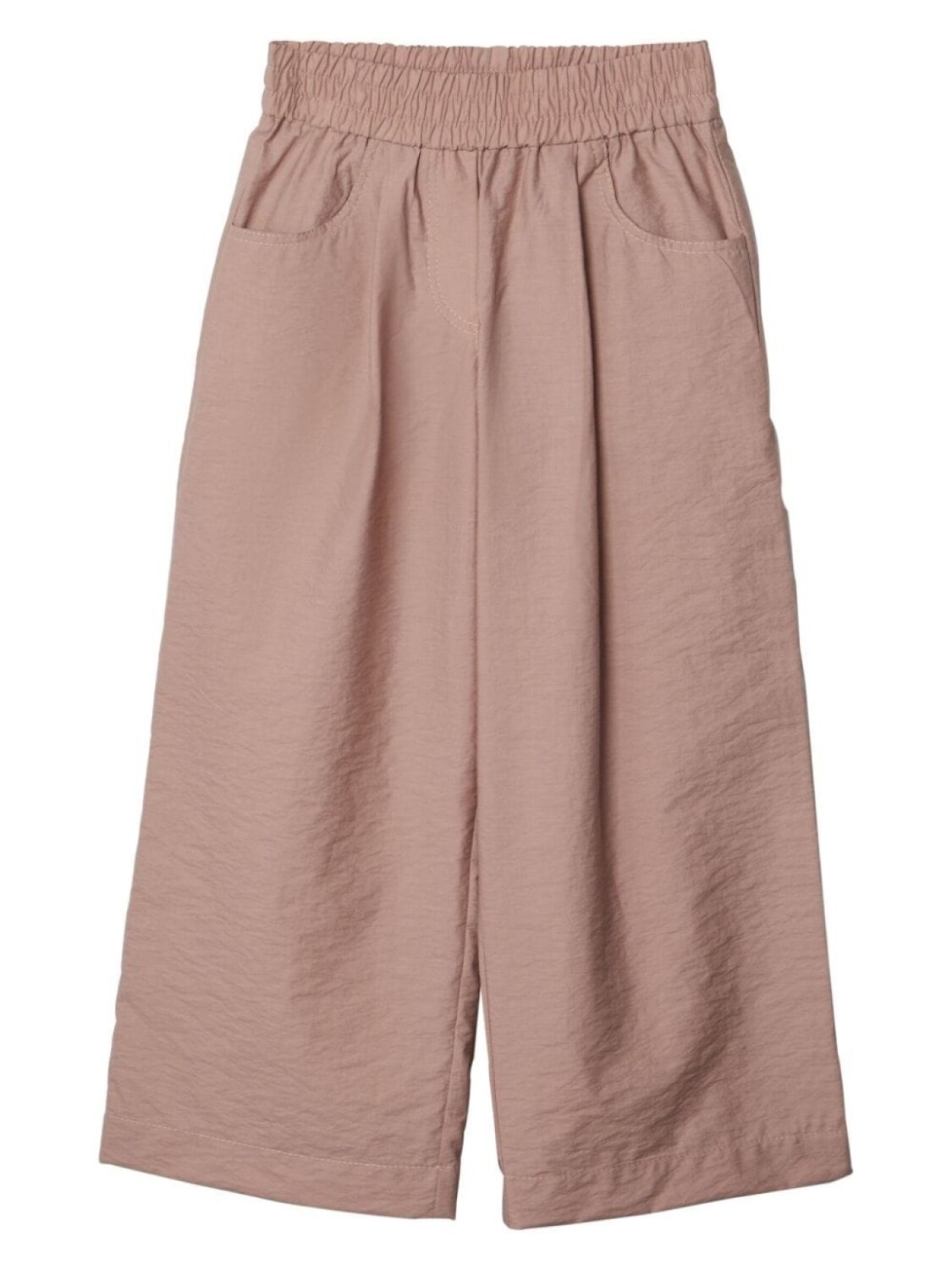 

Brunello Cucinelli Kids широкие брюки с эластичным поясом, розовый