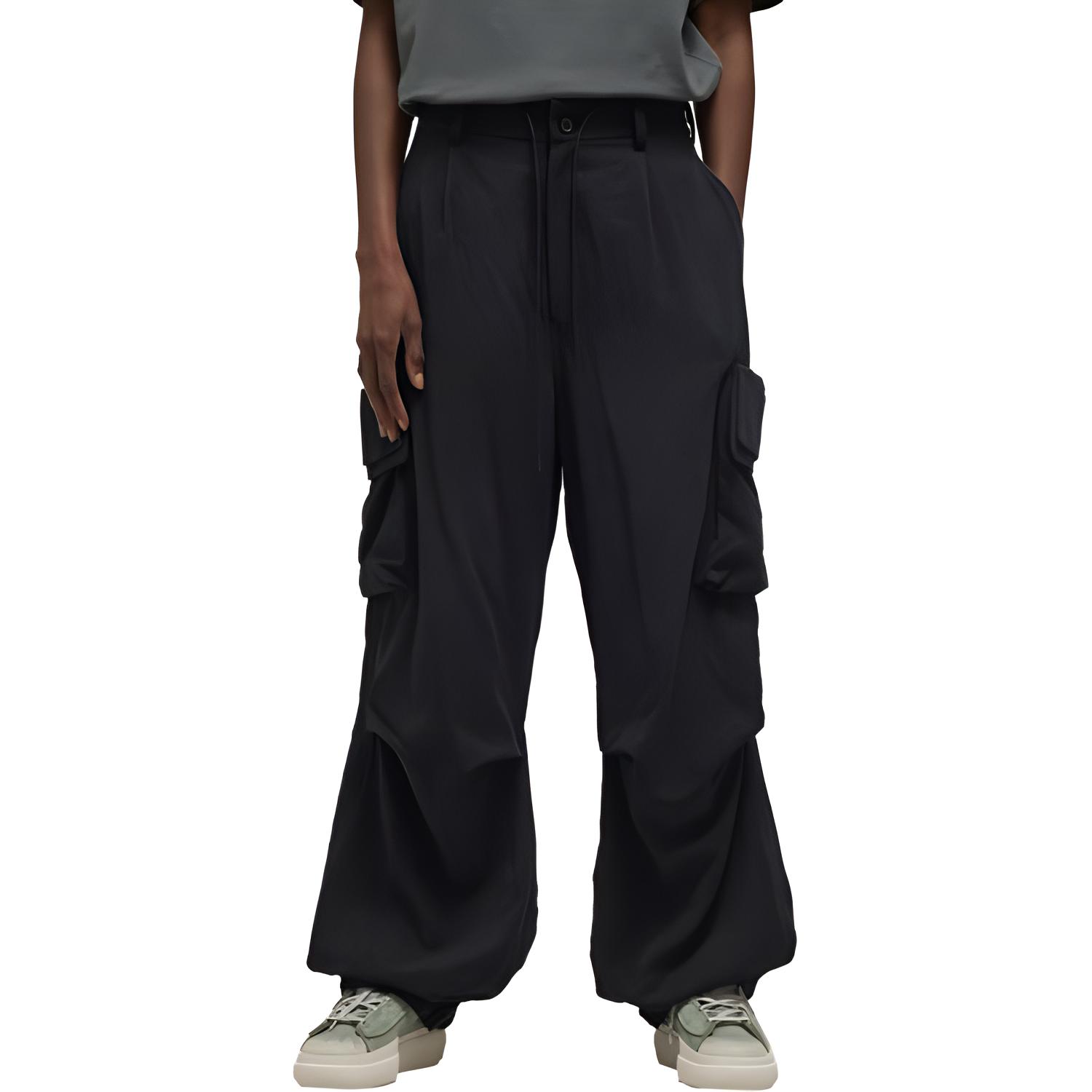 Y-3 Y 3 Casual Pants Women's черные брюки с манжетами — фото 3