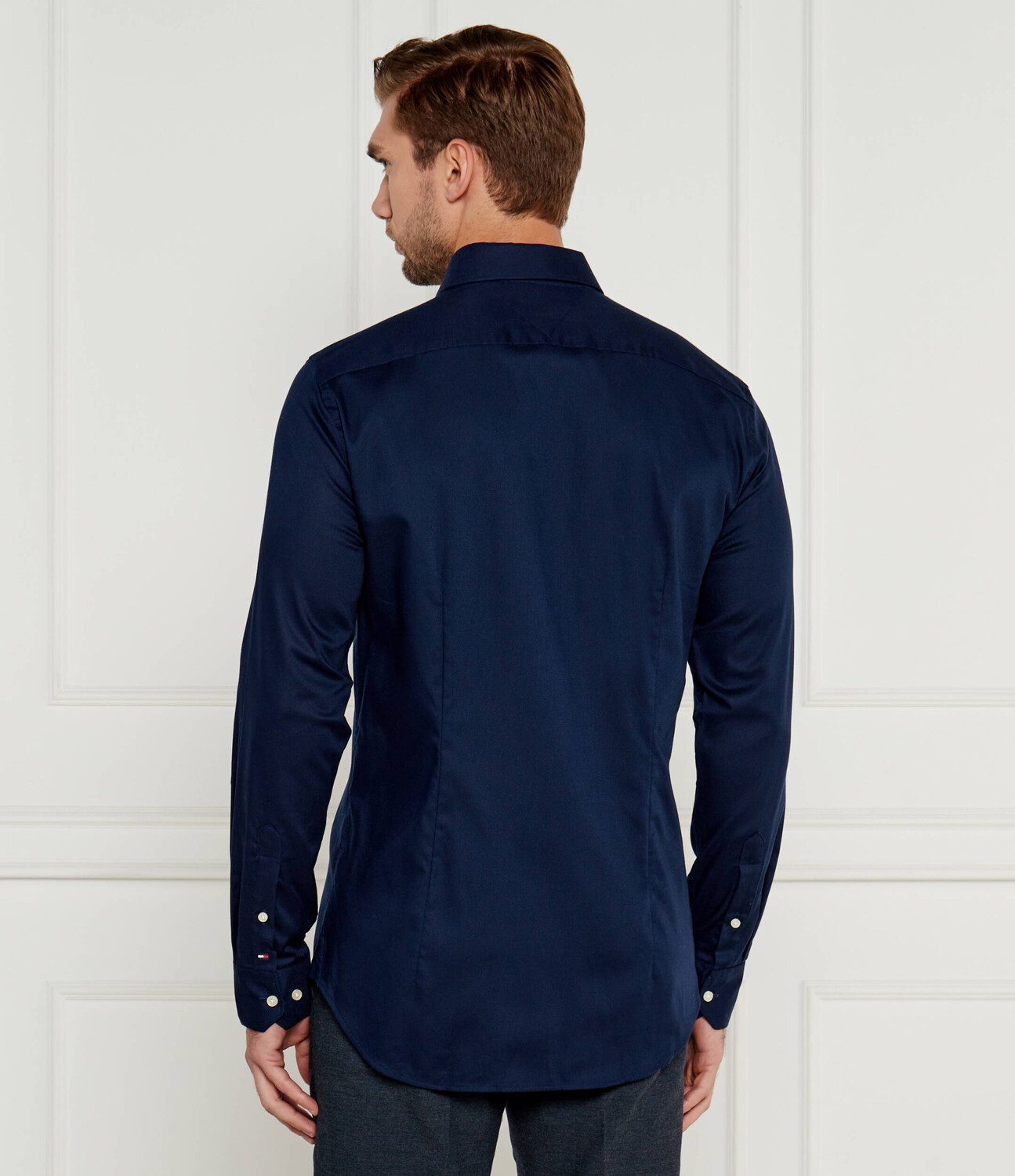 Рубашка Tommy Hilfiger Slim Fit, темно-синий — фото 3