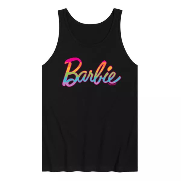 

Мужской майка-борцовка Pride rainbow Barbie, черный