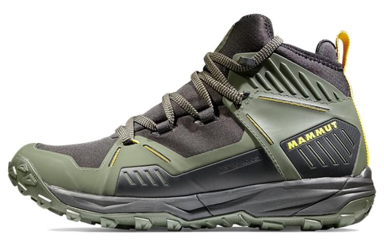 

Мужские походные ботинки Saentis Mid-top, черные/желтые Mammut
