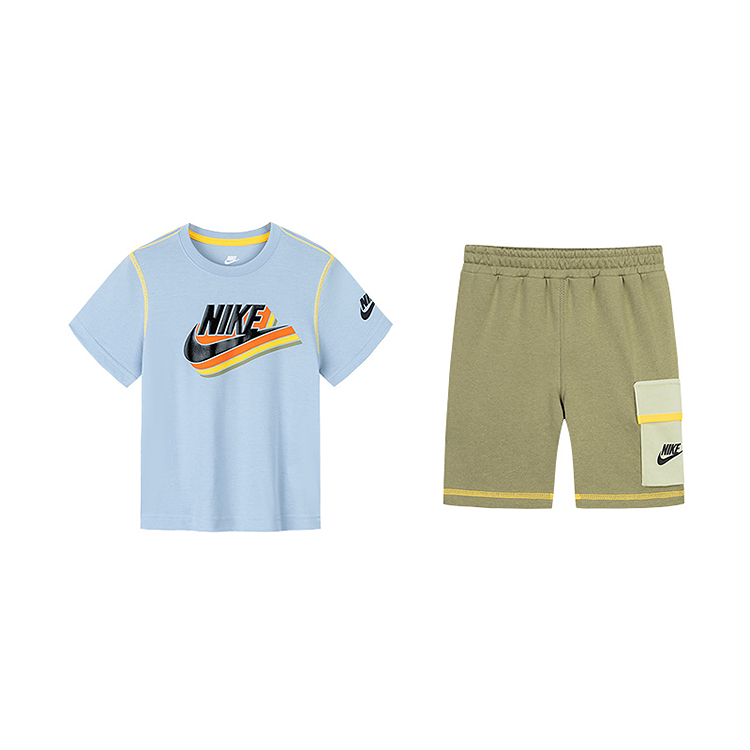 

Повседневная спортивная одежда для детей 3-7 лет Nike, зеленый