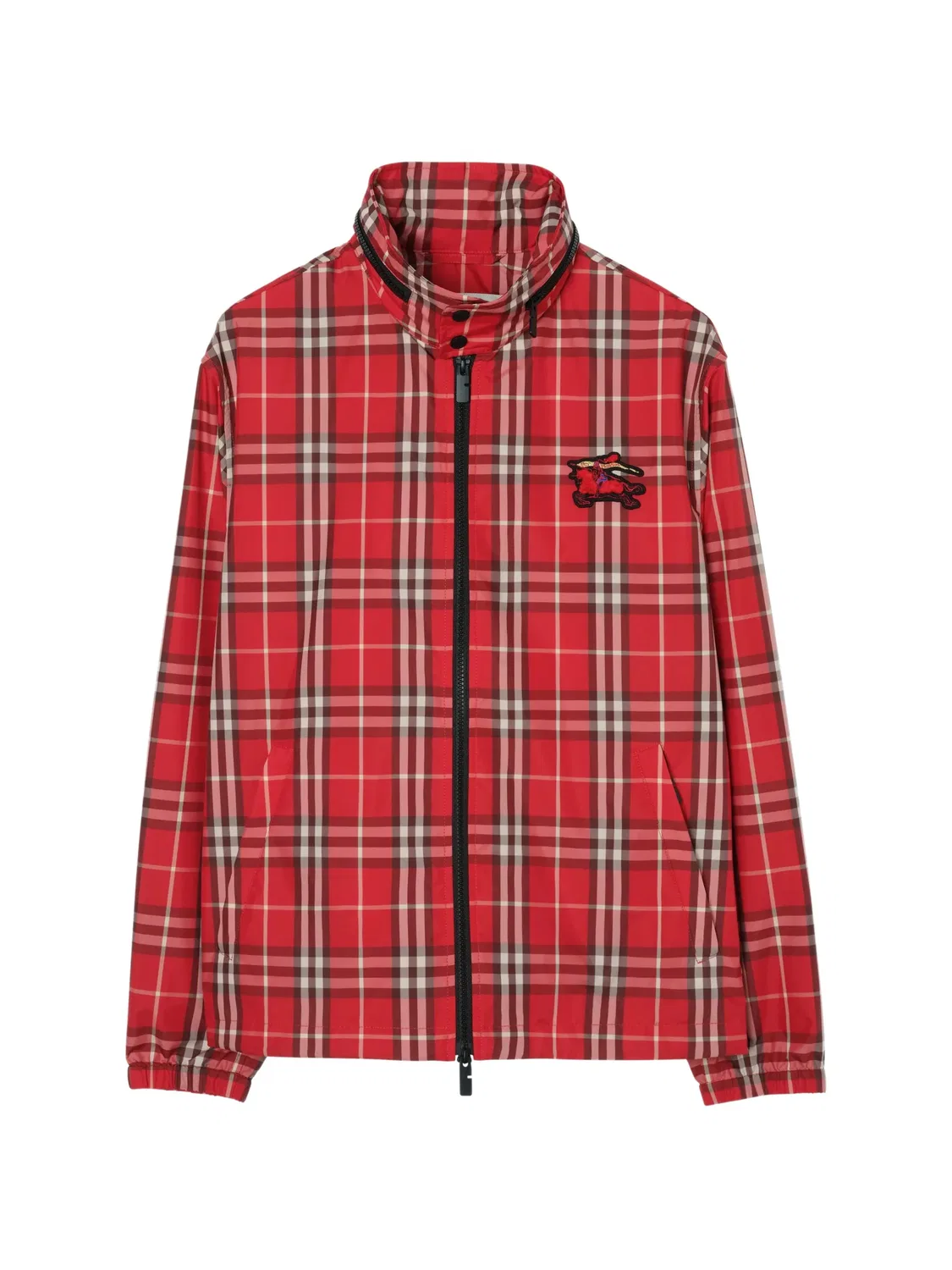 Куртка EKD Check Burberry, клетчатая, красный