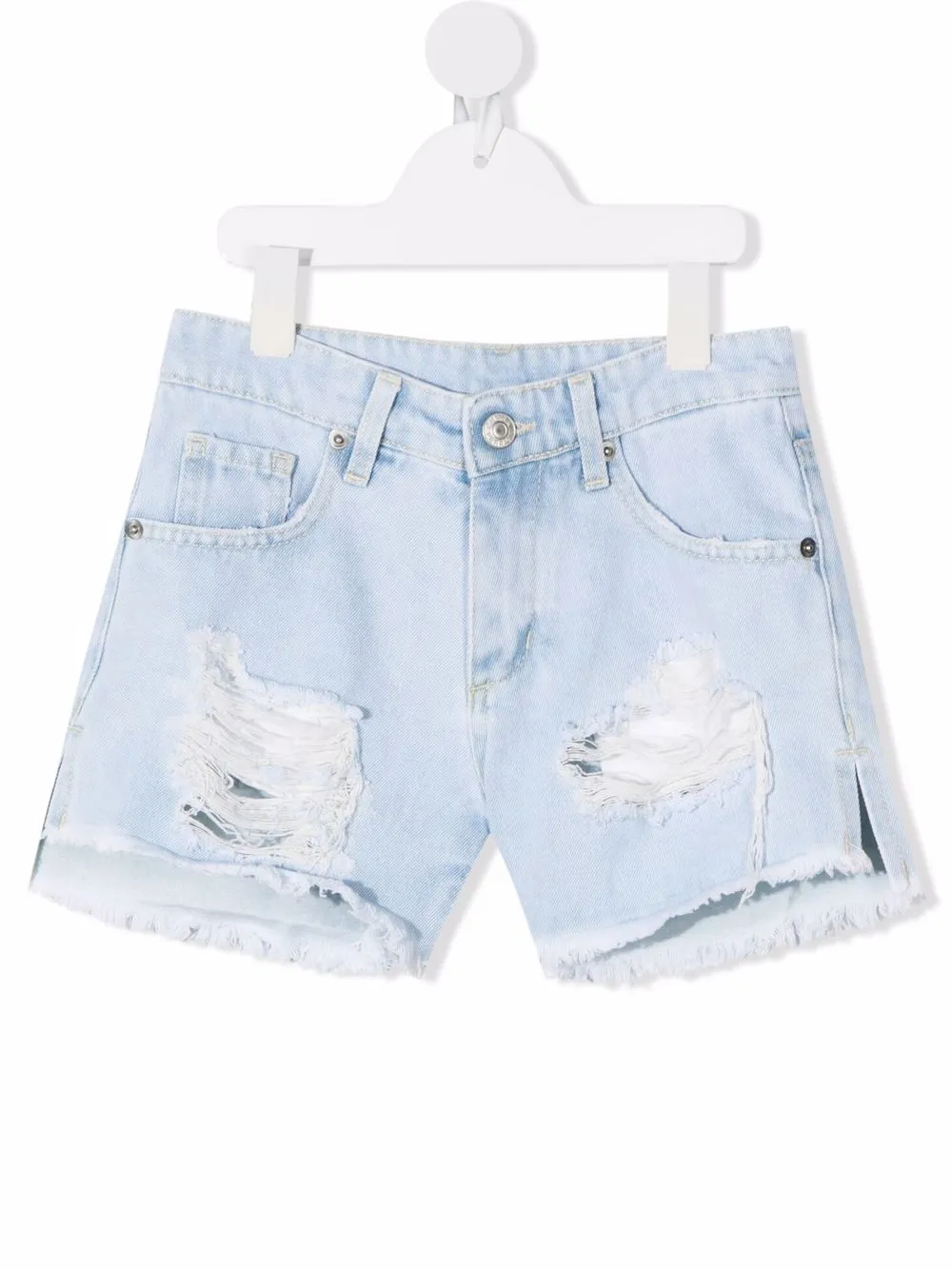 

Джинсовые шорты Flirting Chiara Ferragni Kids, синий