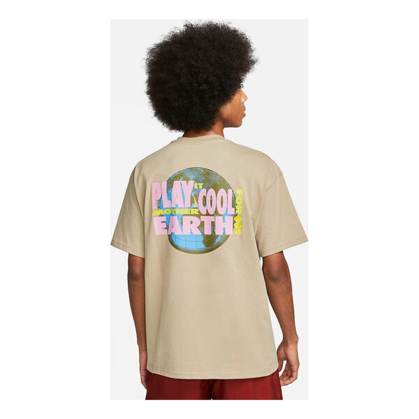 Футболка Nike Sportswear Earth T-Shirt 'Khaki', хаки — фото 4