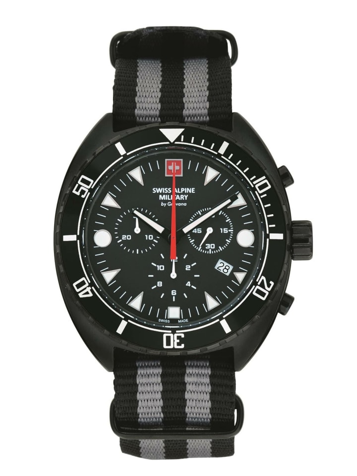 

Swiss Alpine Military by Grovana Мужские аналоговые часы черного цвета