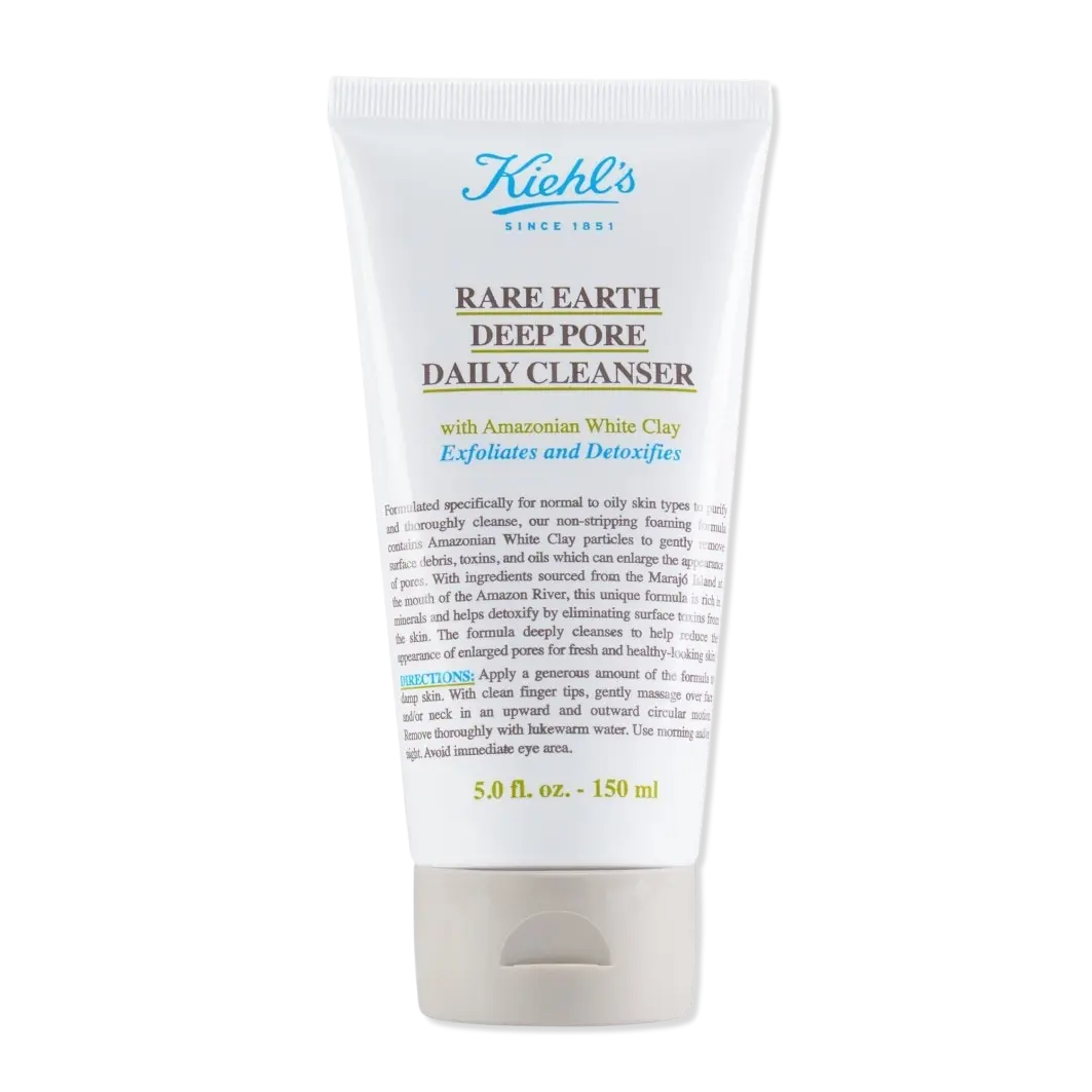 

Очищающий крем для лица rare earth deep pore daily cleanser Kiehls, объем 150 мл