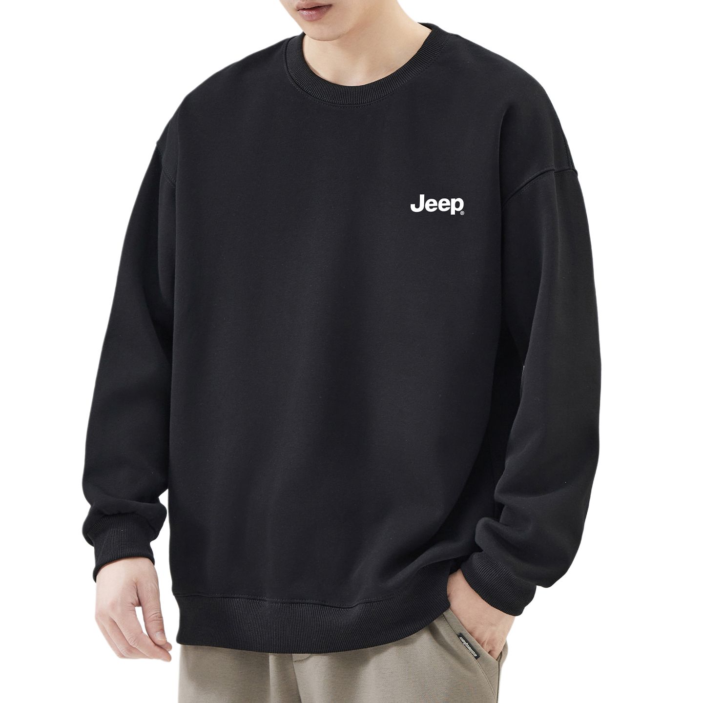 

Свитшот Leisure Collection Unisex Jeep, черный