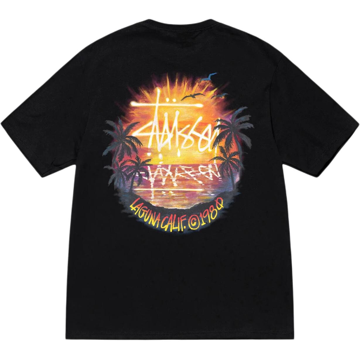 Футболка SS24 Sunset белая Stussy, белый — фото 3
