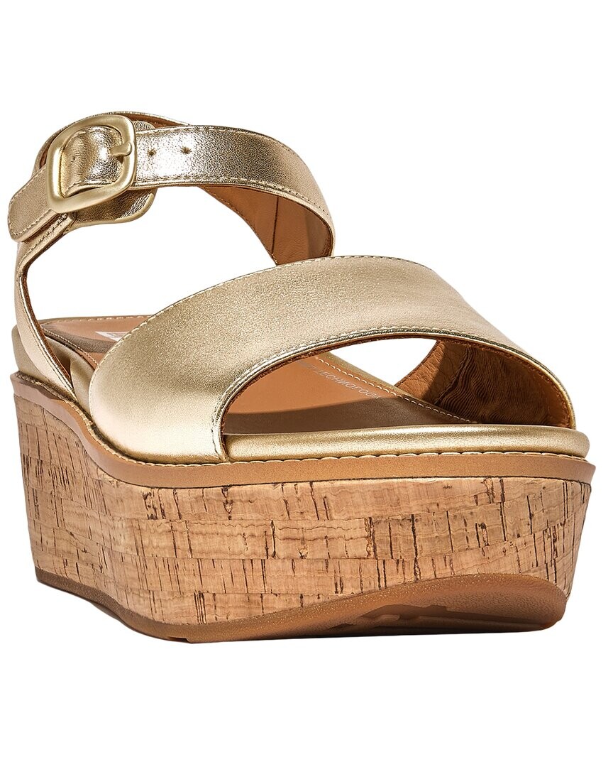 

Кожаные сандалии FitFlop Eloise, цвет Platino