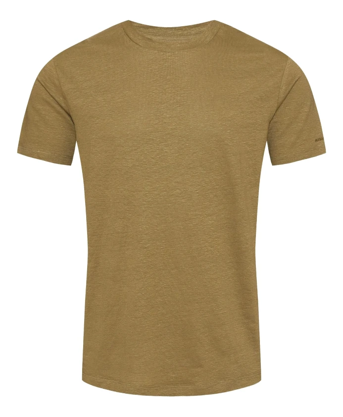 

Льняная футболка, приталенный крой, произведено в Португалии. Orlebar Brown, зеленый