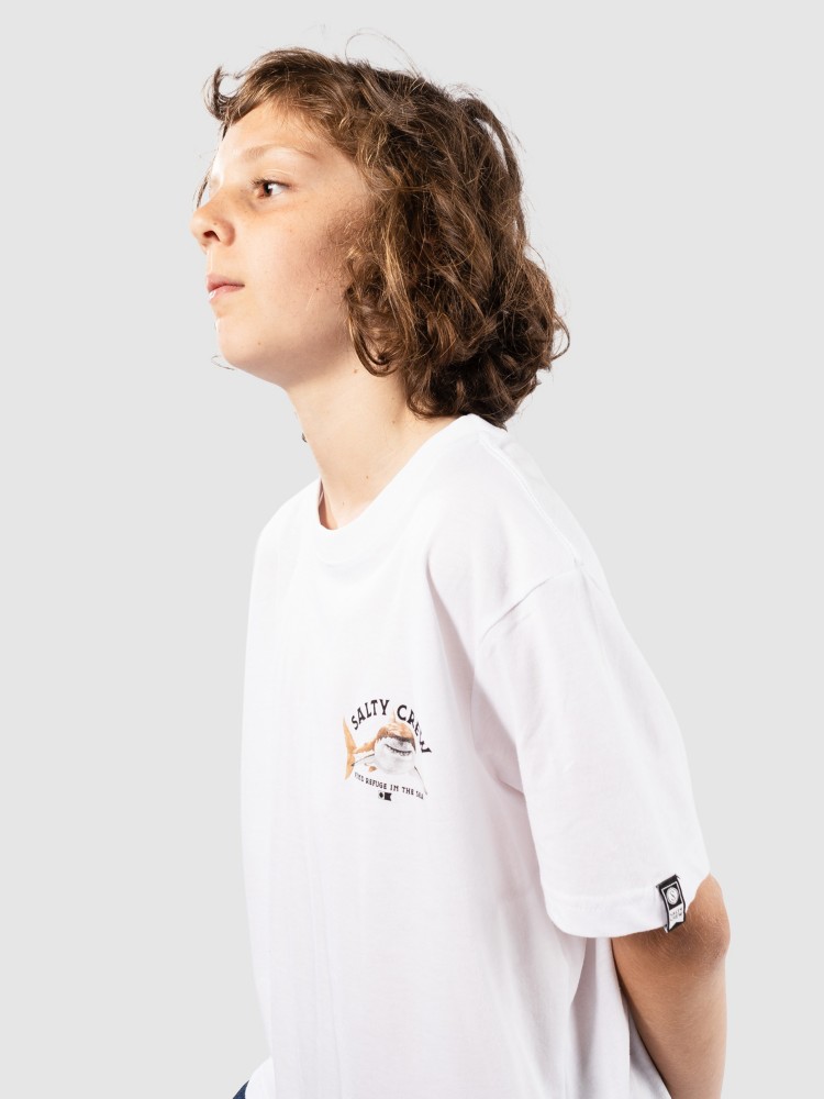 Футболка Salty Crew Lurking Kids T-Shirt, white — фото 4