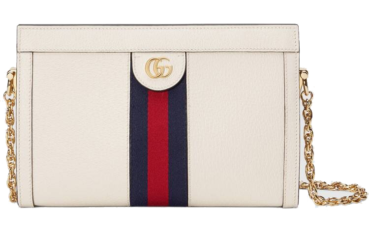 

GUCCI Сумка Ophidia кожаная через плечо женская белая