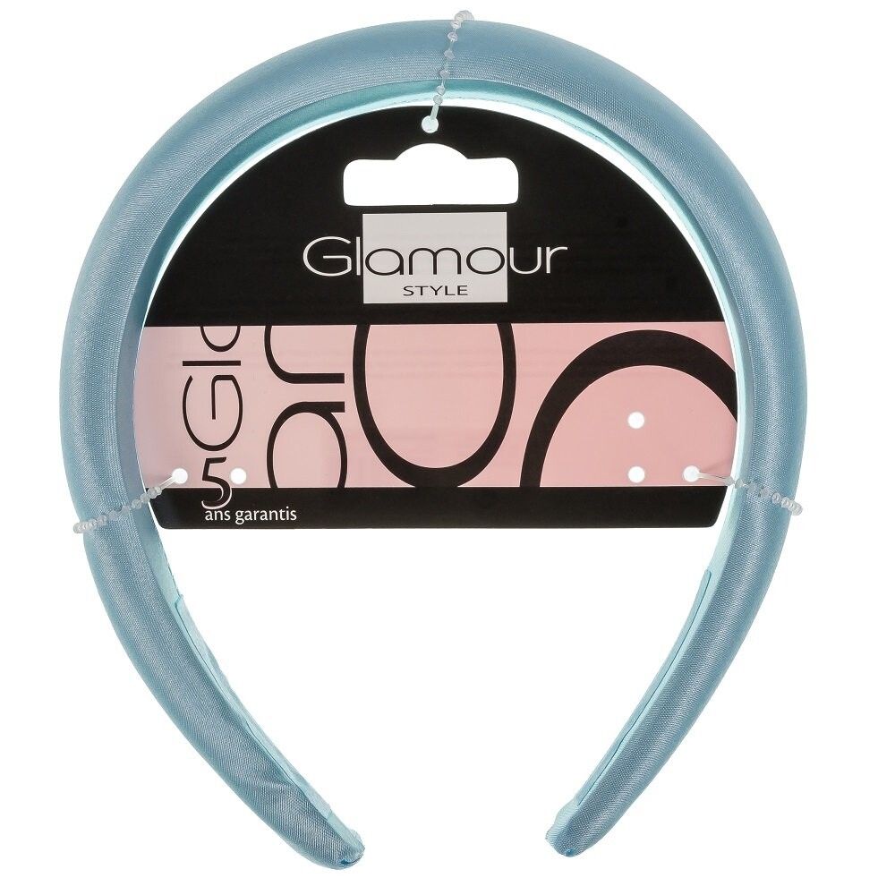 

Glamour, ободок для волос синего пастельного цвета