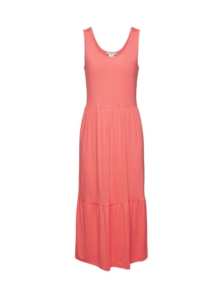 

Платье до колена ESPRIT Kleid, цвет coral red