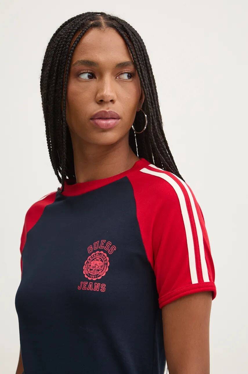 

Футболка Guess Jeans, темно-синий