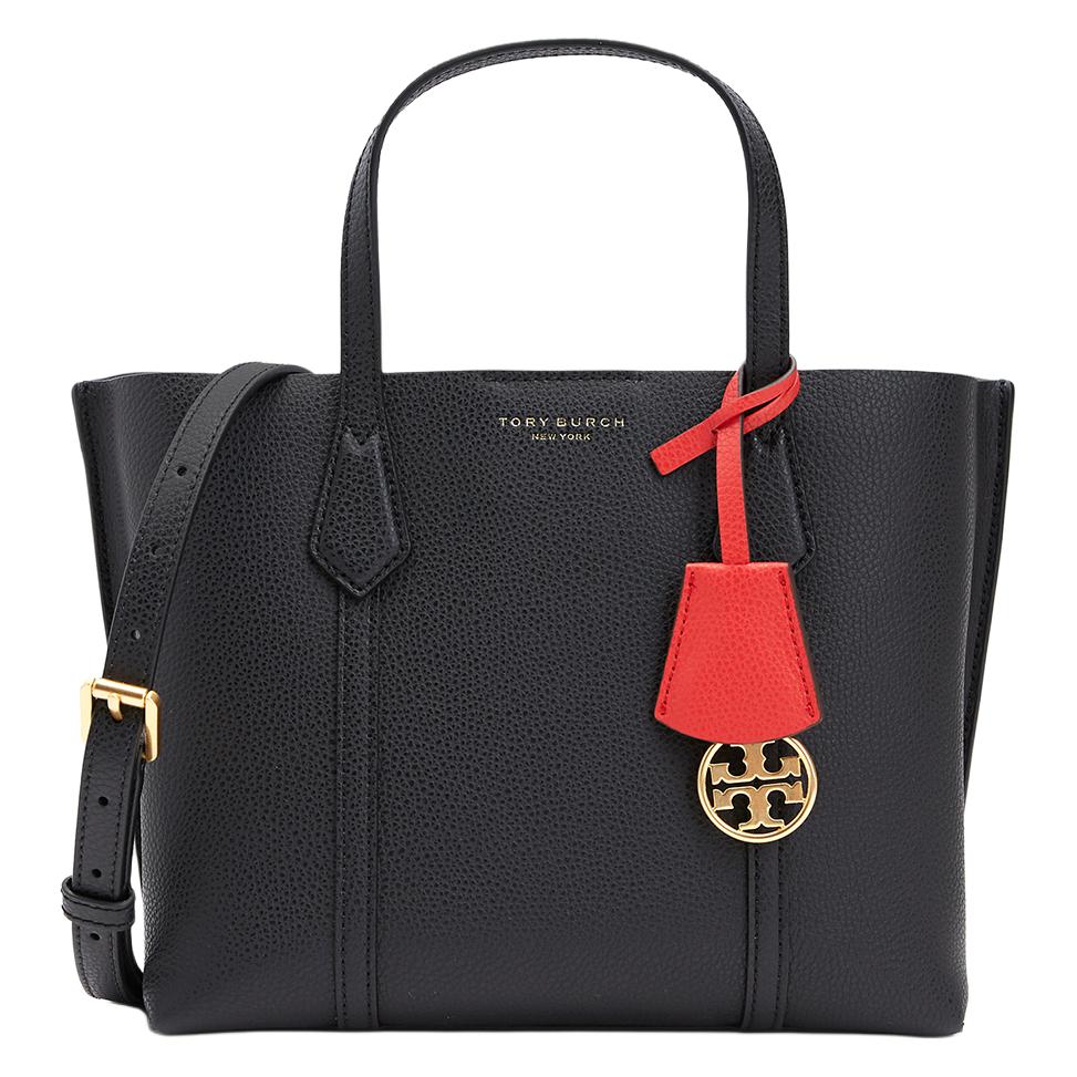 

Tory Burch Сумка-тоут из коровьей кожи, сумка для покупок, сумка через плечо, дамская сумочка, маленькая, женская, черная