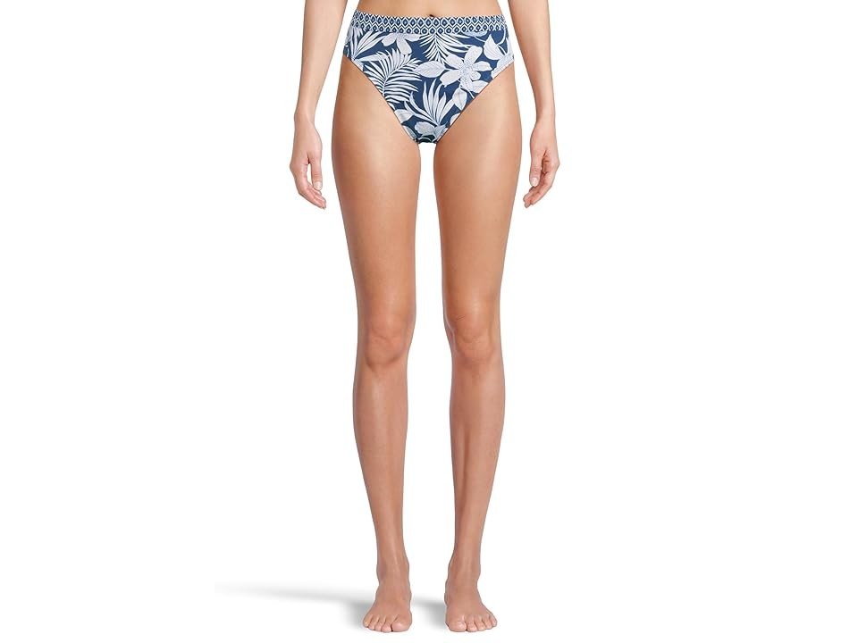 

Томми Бахама Айленд Кейс Блумс Боттом Женские индиго тайд плавки Tommy Bahama