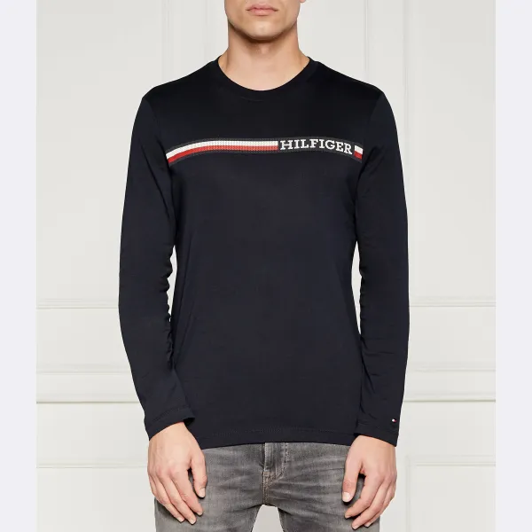 

Классический крой с длинным рукавом Tommy Hilfiger, синий