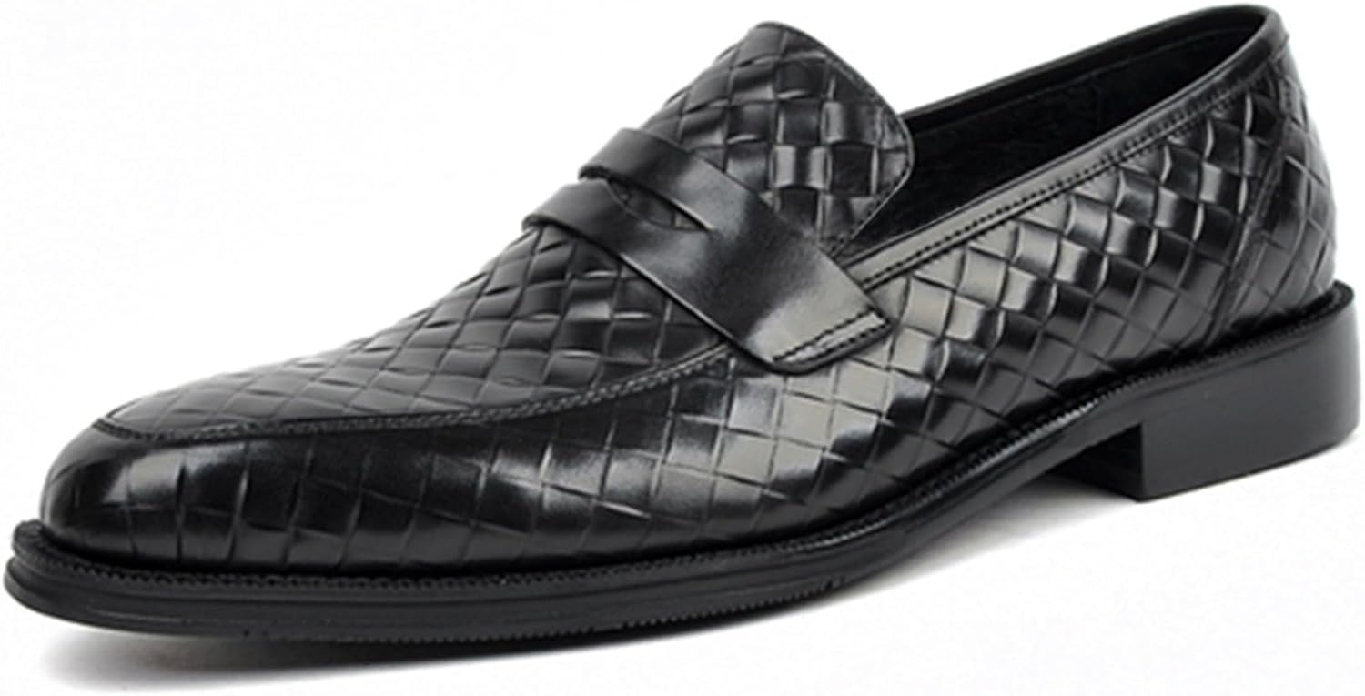 

Мужские туфли ADMLZQQ Oxfords, повседневные ретро-комфортные формальные дерби для деловой одежды, черный