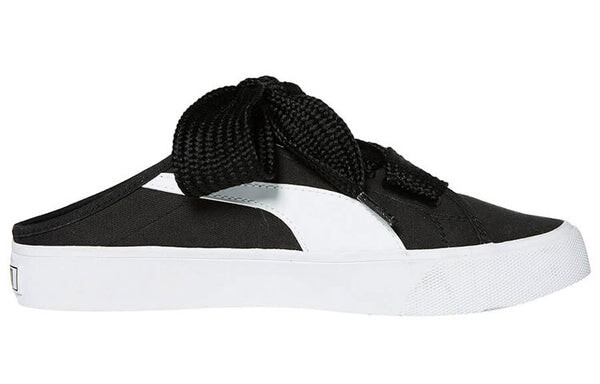 Кроссовки bari mule ribbon 'black white' Puma, черный — фото 2
